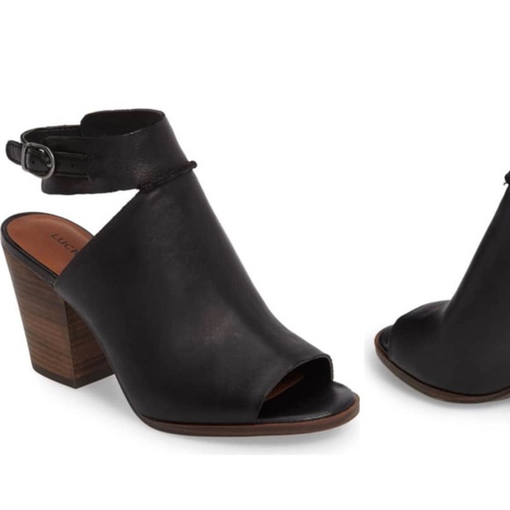 Lucky Brand, size 7.5 “Obrasi” Mule Bootie Sandal